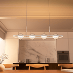 Rivo LED Pendant Light | Dimmable, Hand-Blown Glass Spheres