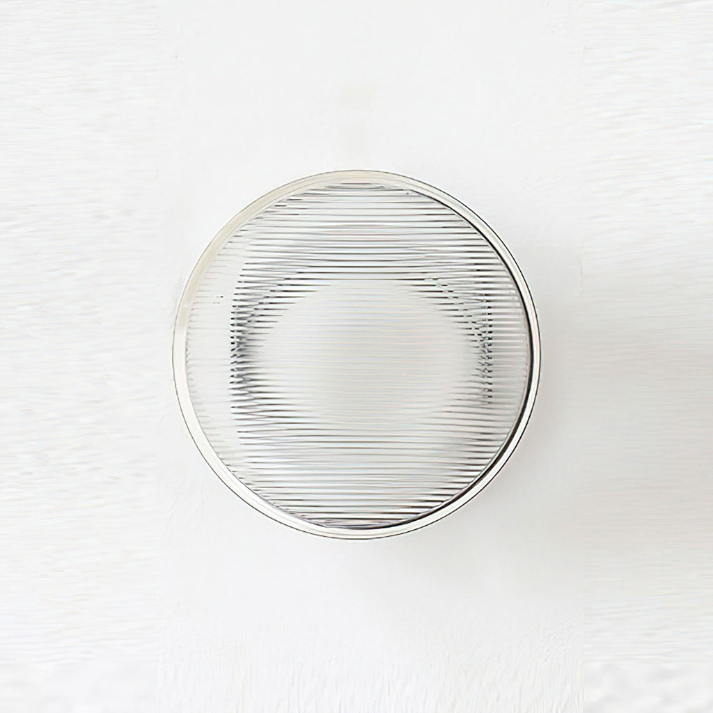 Roc Ribbed Glass LED Wall Sconce