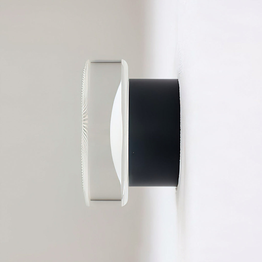 Roc Ribbed Glass LED Wall Sconce
