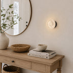 Roc Ribbed Glass LED Wall Sconce