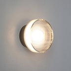 Roc Ribbed Glass LED Wall Sconce