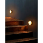 Roc Ribbed Glass LED Wall Sconce
