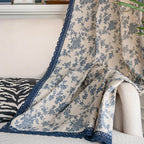 RomanticMaribelle: Curtain in Country Style with Floral Lace – Cozy & Decorative for Living & Sleeping Areas