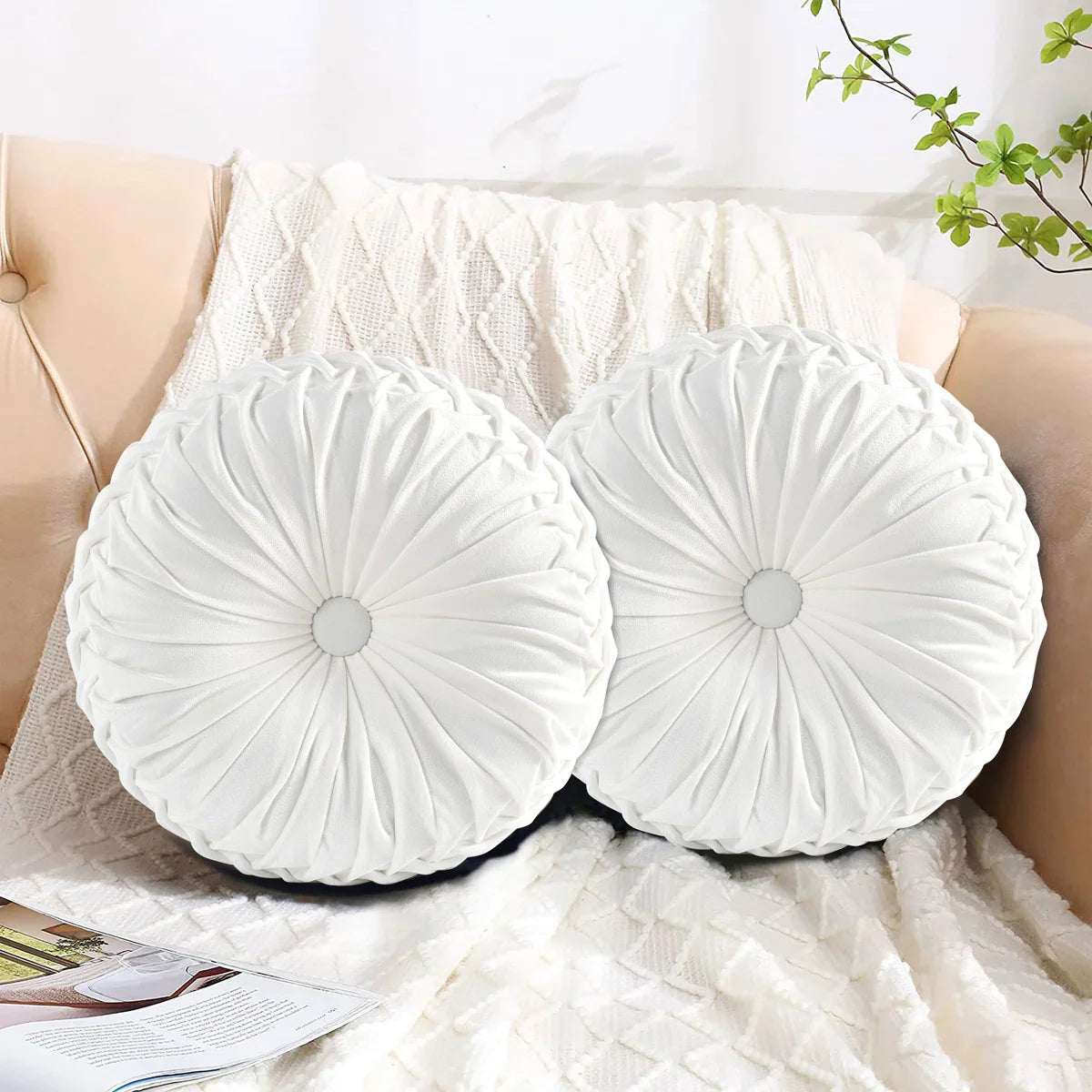 Rosalien velvet decorative cushion set