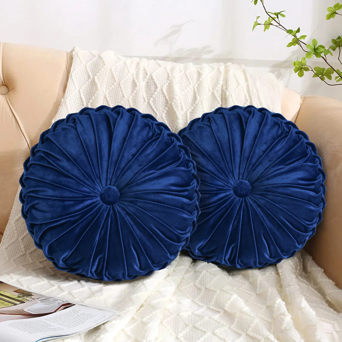 Rosalien velvet decorative cushion set