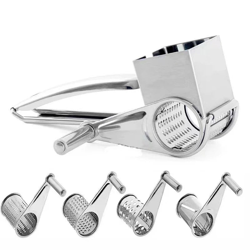 Rotary Cheese Grater Interchangeable Drum Design