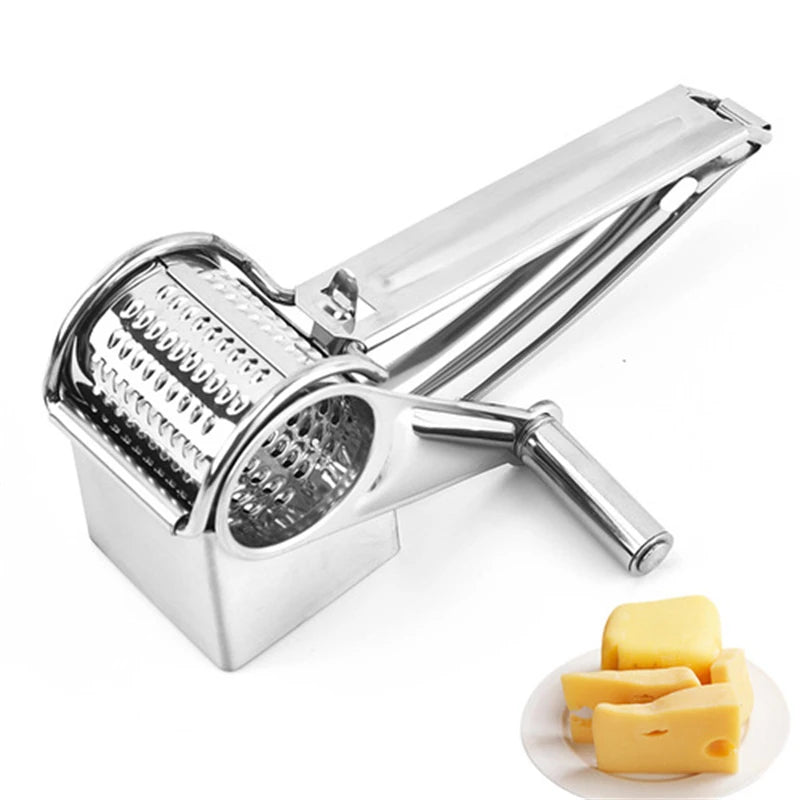 Rotary Cheese Grater Interchangeable Drum Design