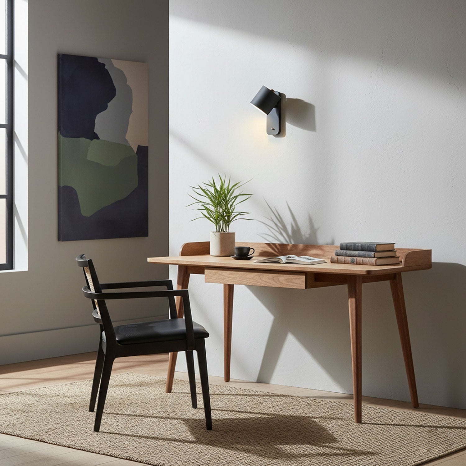 Bela Wandlamp | Draaibaar, Metaal & Hout
