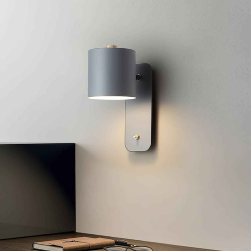 Bela Wall Lamp | Rotatable, Metal & Wood