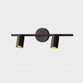 Modern Brass Double Cylinder Adjustable Wall Spotlight