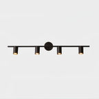 Modern Brass Double Cylinder Adjustable Wall Spotlight