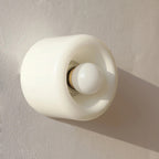 Round Frosted Glass Wall Sconce