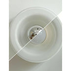 Round Frosted Glass Wall Sconce