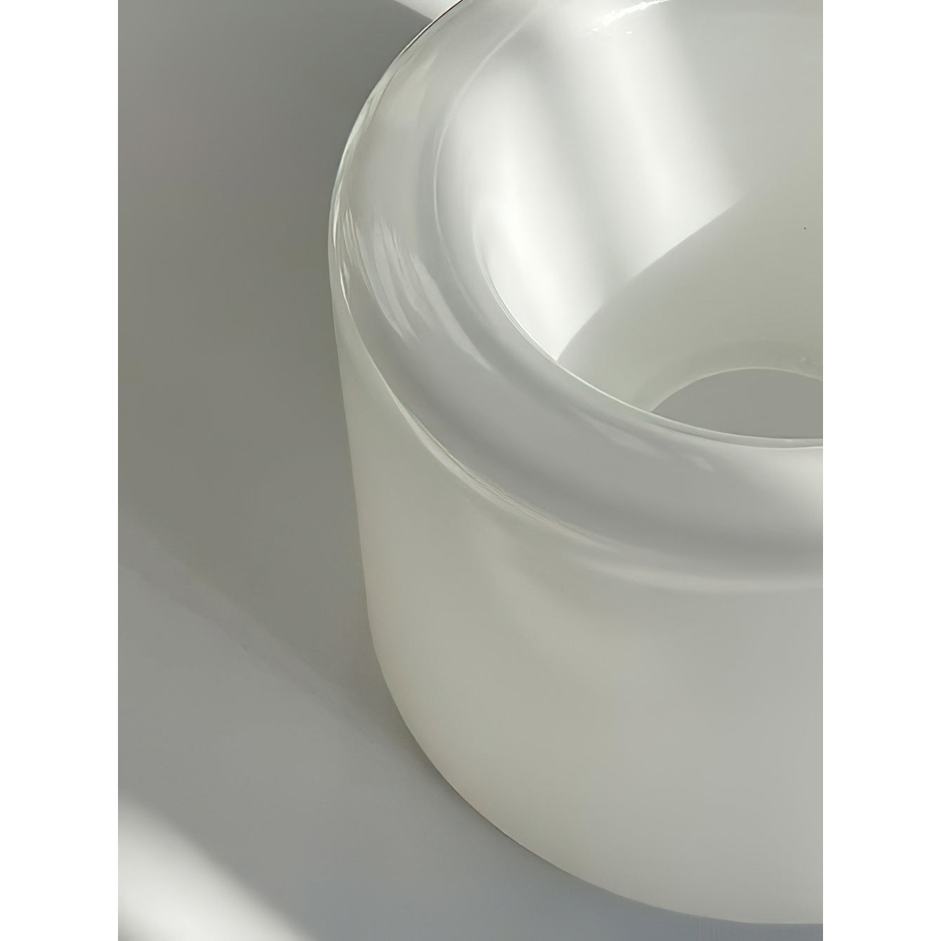 Round Frosted Glass Wall Sconce