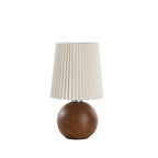 Table Lamp Fabric Shade Ceramic Base LED Cordless