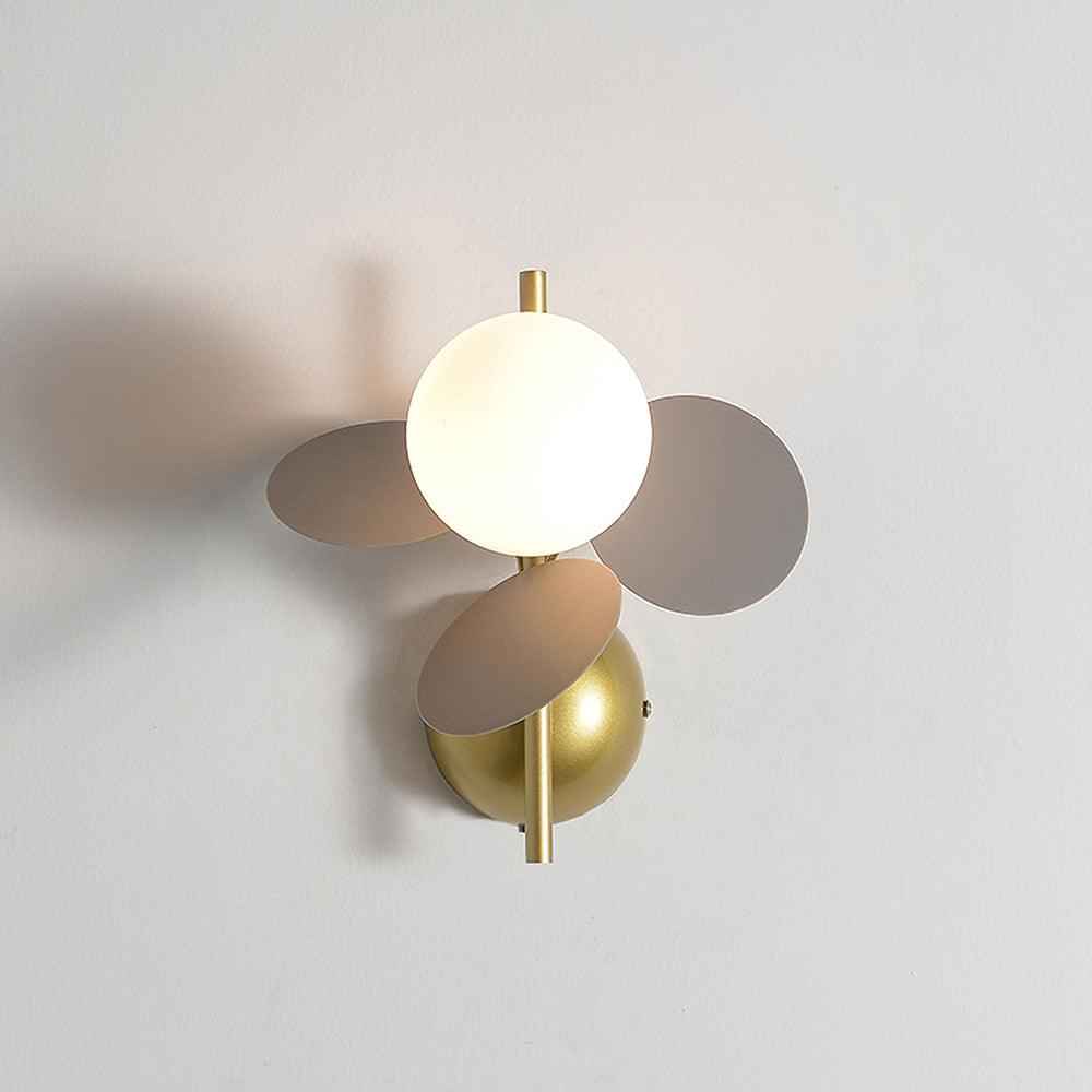Fiora Wandlamp | Abstract Bloemmotief met Pastelkleurige Schijven
