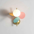 Fiora Wandlamp | Abstract Bloemmotief met Pastelkleurige Schijven