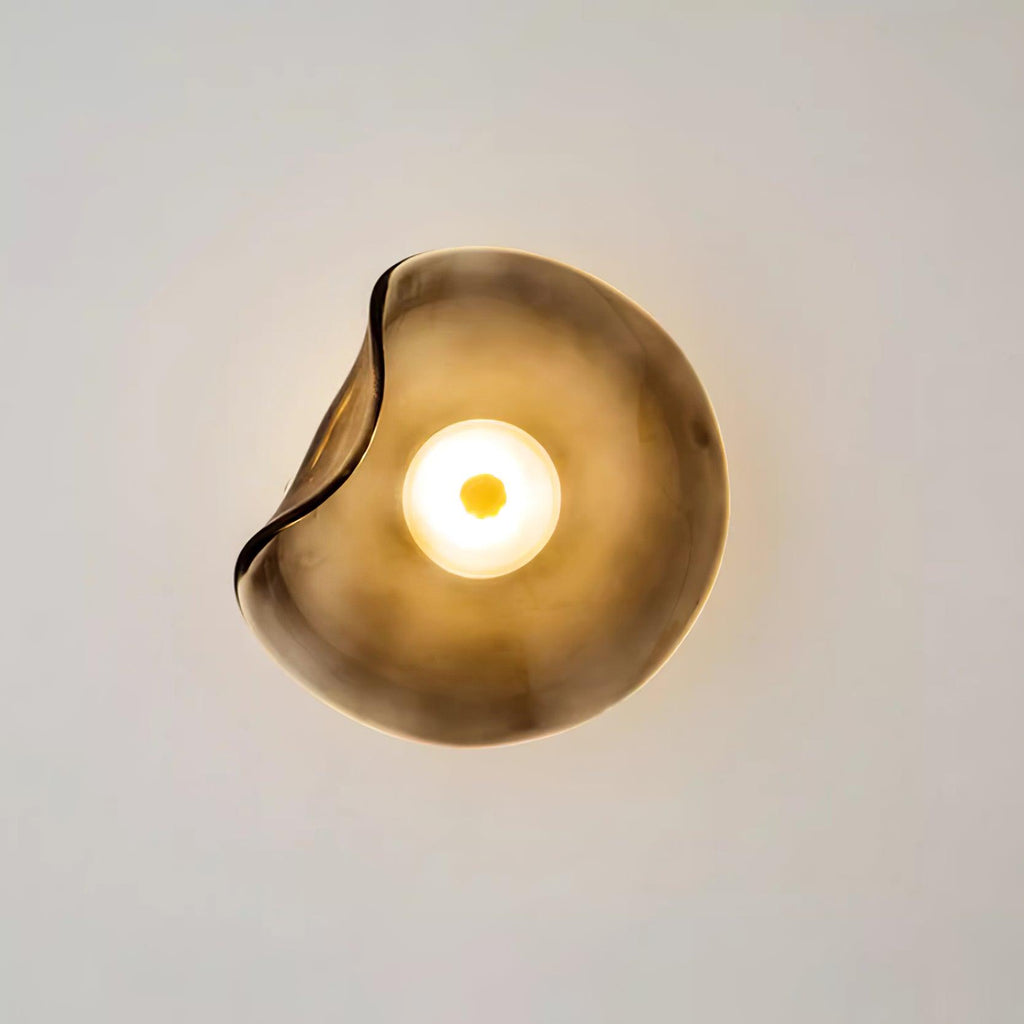 Cemara Wall Lamp | Organic Glass, Damp-Resistant Design