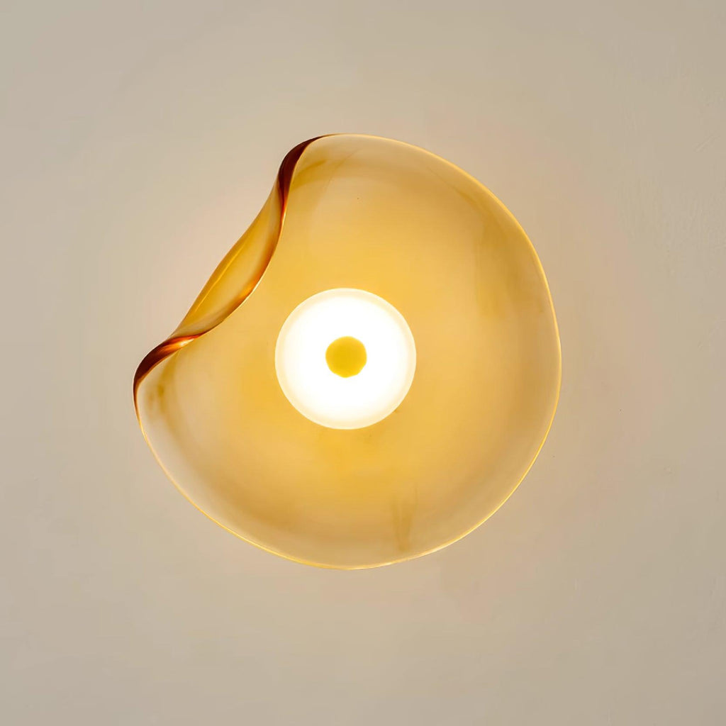 Cemara Wall Lamp | Organic Glass, Damp-Resistant Design