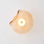 Cemara Wall Lamp | Organic Glass, Damp-Resistant Design