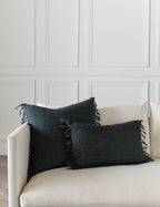 Brio Linen Pillow | Handmade with Tasseled Ends