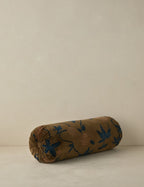 Riva Velvet Pillow | Floral Print, Rich Palette