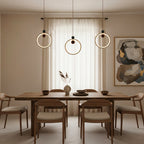 Runde Travertine Stone Pendant Light
