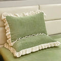Ruffled Blossom: Pillowcase in Pastel – Romantic & Comfortable for Bedroom & Guest Room (1 Piece)