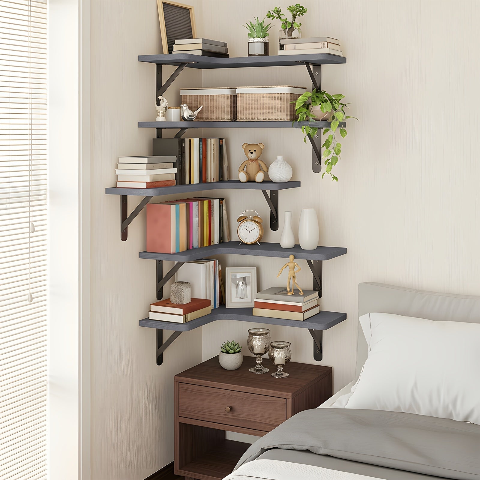 RustikEcke: Wooden Wall Shelves – Stable, Decorative & Space-Saving for Bathrooms & Living Rooms