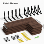 RustikEcke: Wooden Wall Shelves – Stable, Decorative & Space-Saving for Bathrooms & Living Rooms