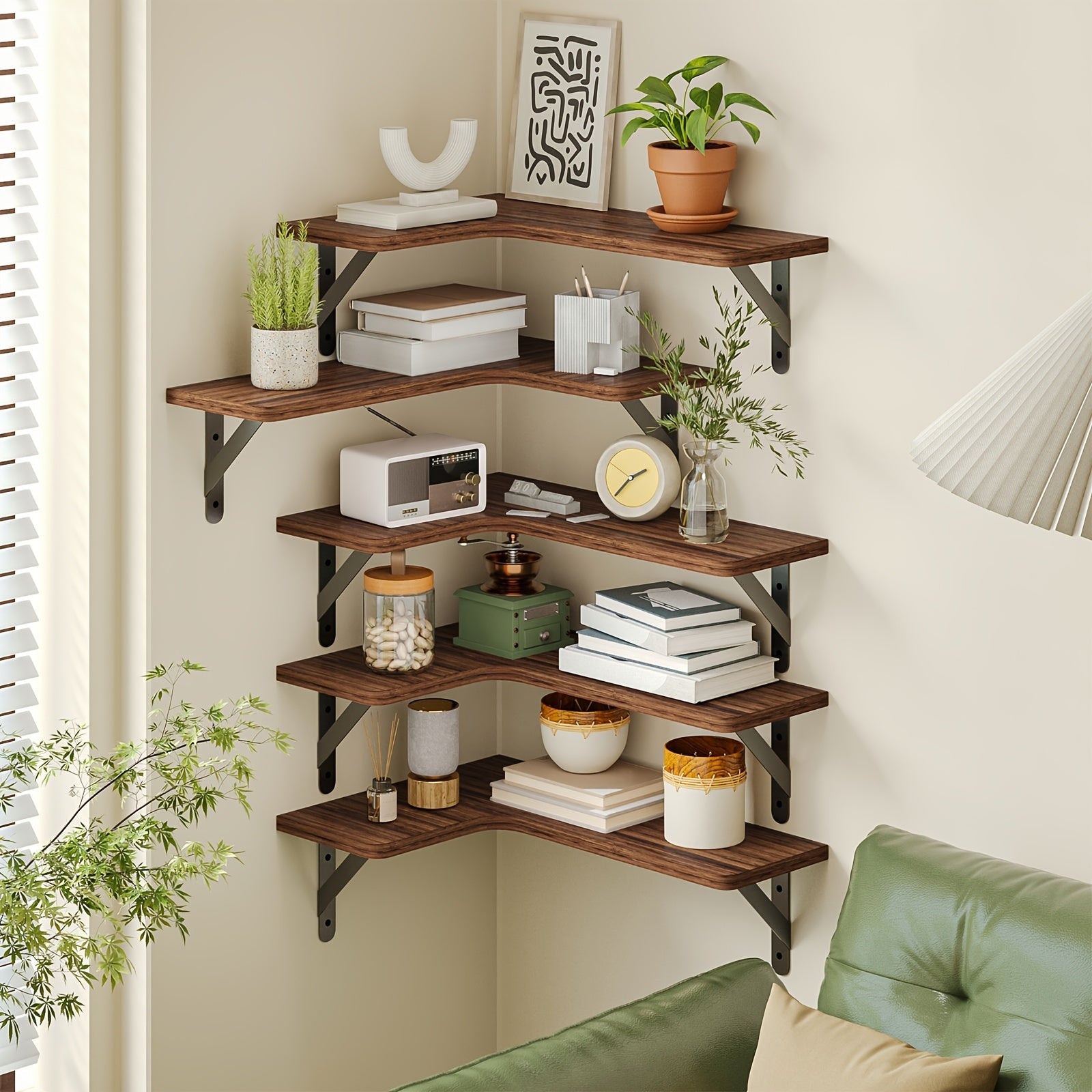 RustikEcke: Wooden Wall Shelves – Stable, Decorative & Space-Saving for Bathrooms & Living Rooms