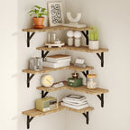 RustikEcke: Wooden Wall Shelves – Stable, Decorative & Space-Saving for Bathrooms & Living Rooms