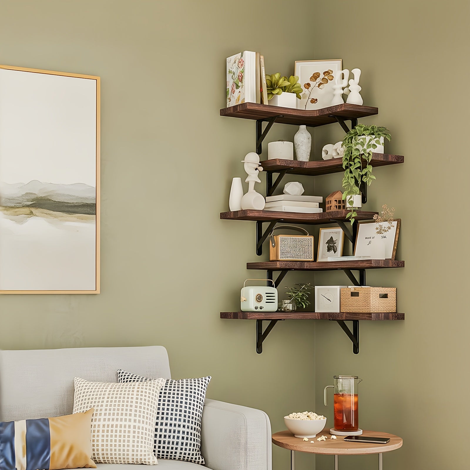 RustikEcke: Wooden Wall Shelves – Stable, Decorative & Space-Saving for Bathrooms & Living Rooms