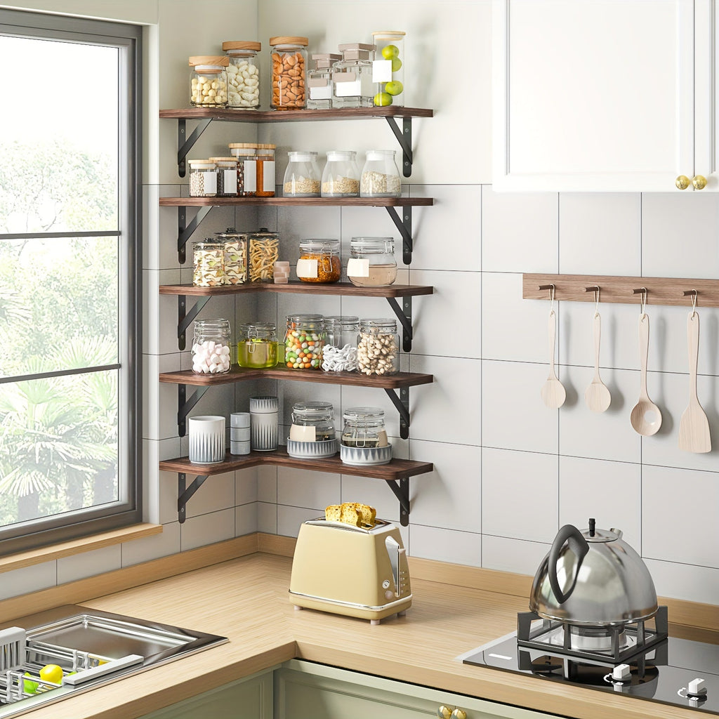 RustikEcke: Wooden Wall Shelves – Stable, Decorative & Space-Saving for Bathrooms & Living Rooms