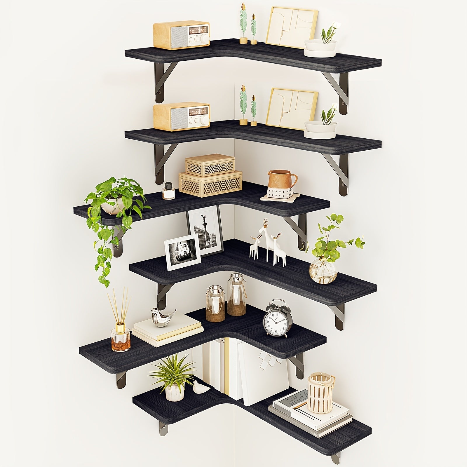 RustikEcke: Wooden Wall Shelves – Stable, Decorative & Space-Saving for Bathrooms & Living Rooms
