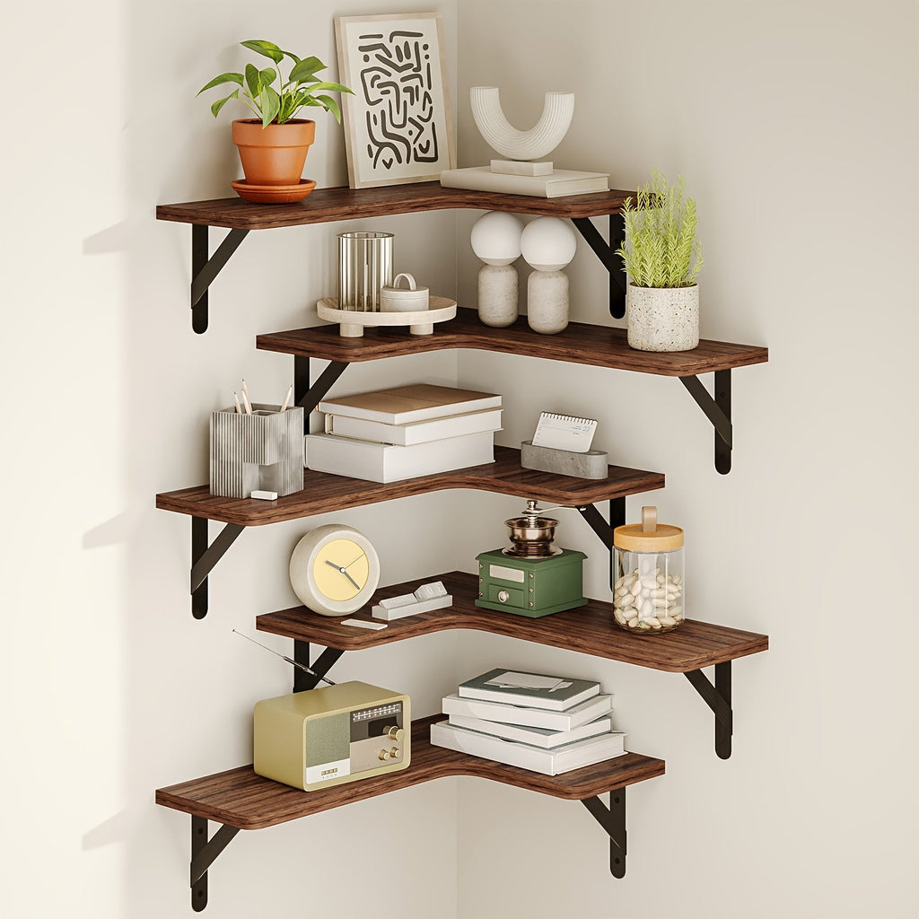 RustikEcke: Wooden Wall Shelves – Stable, Decorative & Space-Saving for Bathrooms & Living Rooms