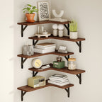 RustikEcke: Wooden Wall Shelves – Stable, Decorative & Space-Saving for Bathrooms & Living Rooms