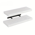 RusticLine: Classic Wall Shelves – Stable, Low-Maintenance & Space-Saving with Concealed Brackets for Living Spaces