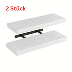 RusticLine: Classic Wall Shelves – Stable, Low-Maintenance & Space-Saving with Concealed Brackets for Living Spaces