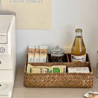 RustikNest: Rattan Storage Organizer – Decorative, Spacious & Ideal for Modern & Scandinavian Living Spaces