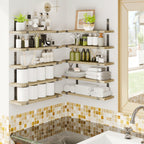 RustikTrend: Decorative Wall Shelves – Robust, Low-Maintenance & Floating with Wood Finish for Hallways & Living Spaces