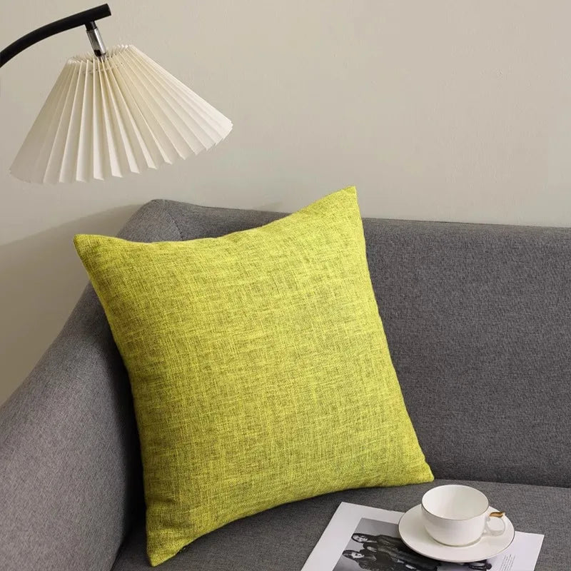 Althea - Cotton Linen Pillowcases for Decorative Sofa and Chair Cushions