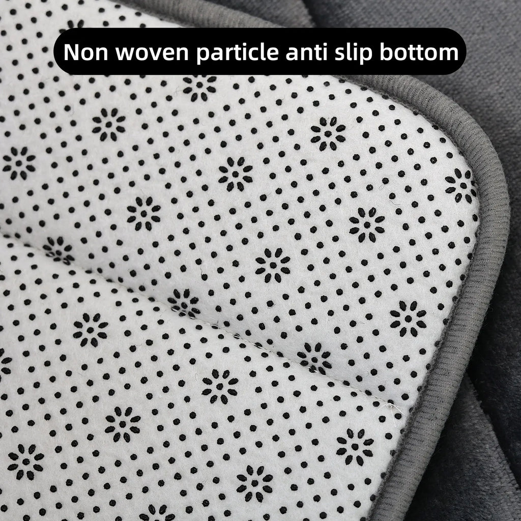 Eterna - Coral Velvet Non-Slip Bath Mat Quick
