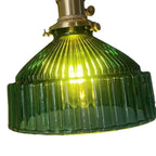 Avenora - Glass Pendant Lamp with Brass