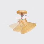 Boreal Ceiling Lamp | Natural Timber, Soft Ambient Light