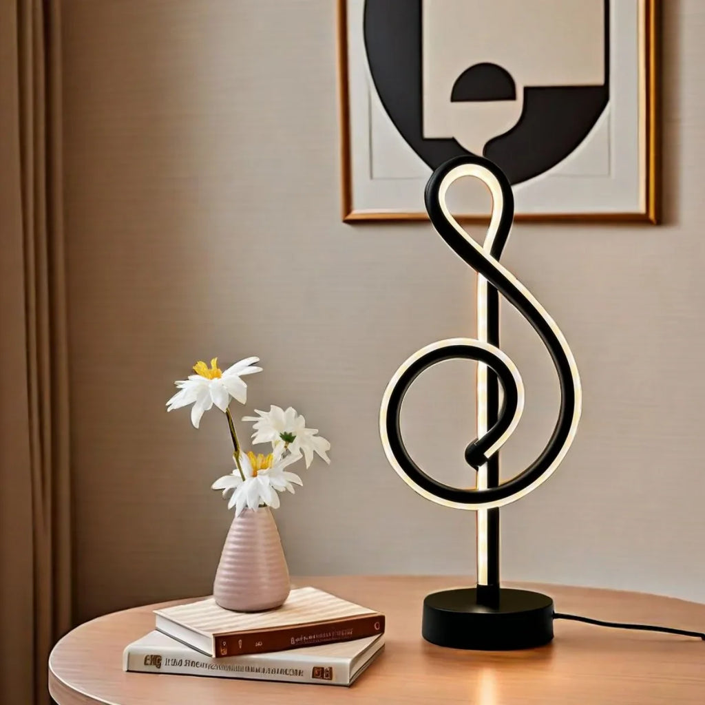Notora - Creative Table Lamp in Musical Note Shape with Stepless Dimming