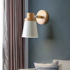 Norven – Modern LED Wall Lamp E27 Wood Metal