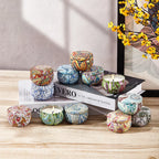 Florivis – 12-Piece Soy Wax Scented Candle Set for Aromatherapy & Gift