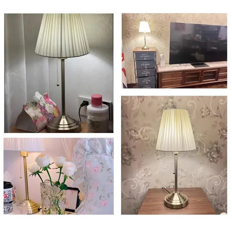 Veloura - Luxurious Metal Table Lamp in American Style