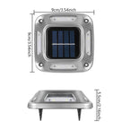 Cygnora – Solar LED Ground Spotlights Set of 4